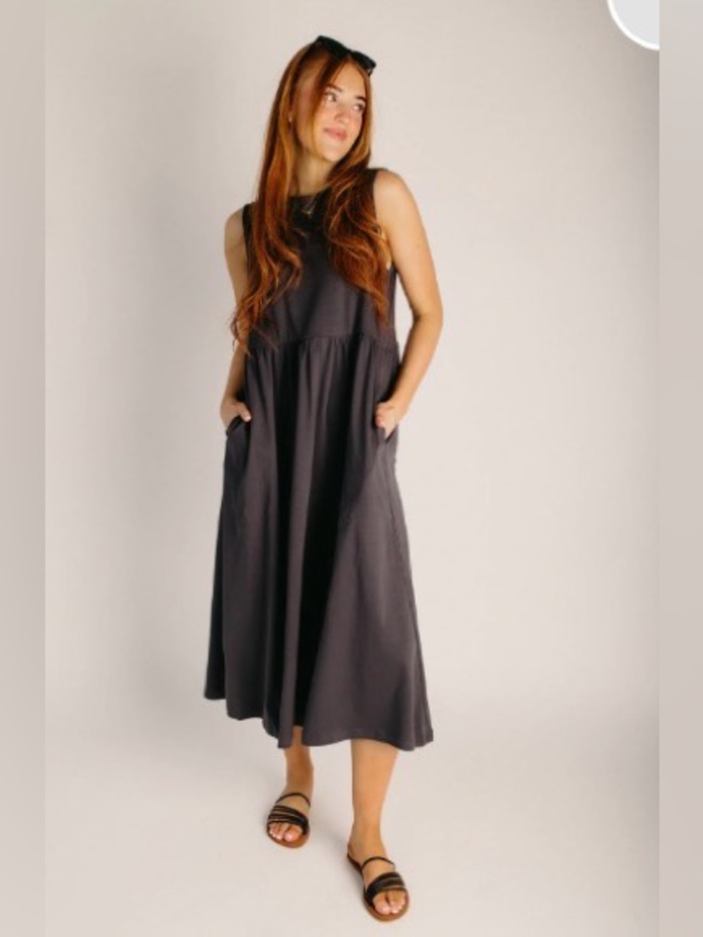 Sleeveless Knit Midi Dress